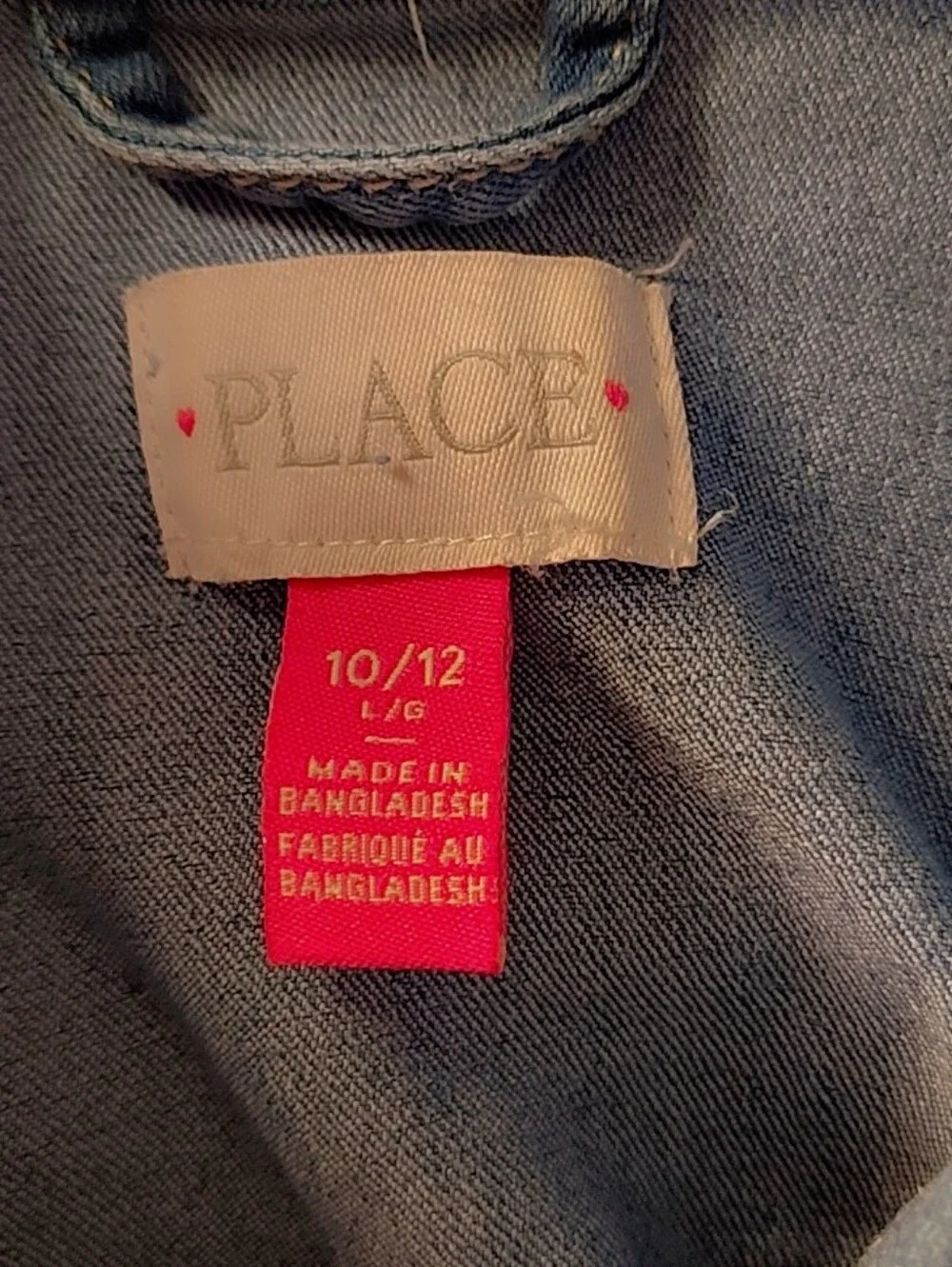 The Children’s Place Classic Denim Size 10/12